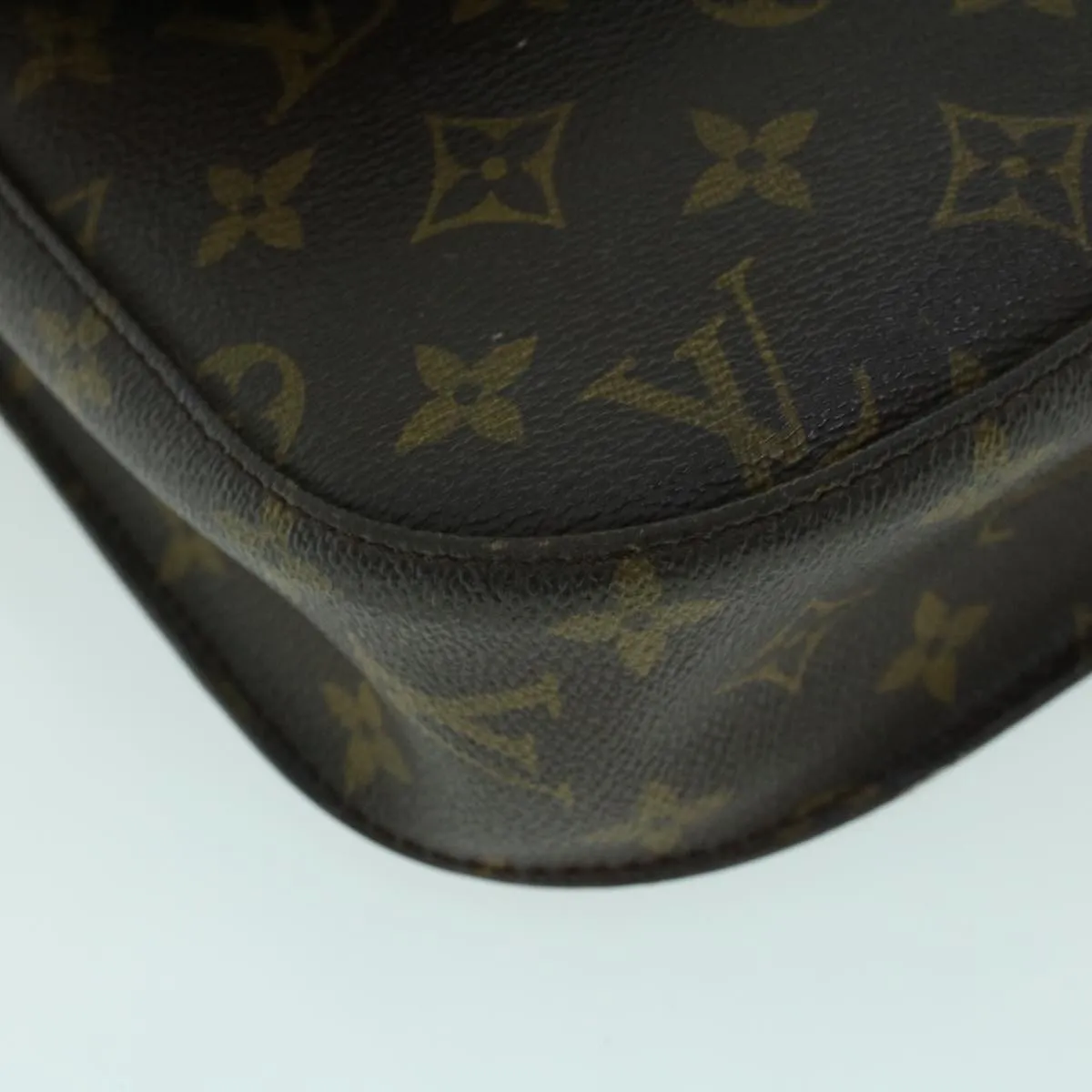 Trendy Inspired Louis Vuitton Monogram Saint Cloud Gm Shoulder Bag M51242 Lv Auth 53111