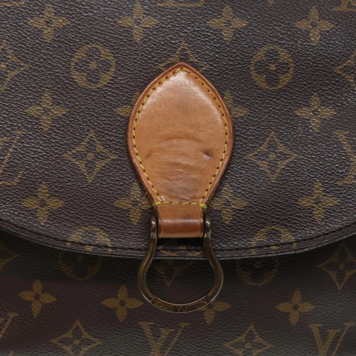 Trendy Inspired Louis Vuitton Monogram Saint Cloud Gm Shoulder Bag M51242 Lv Auth 86975