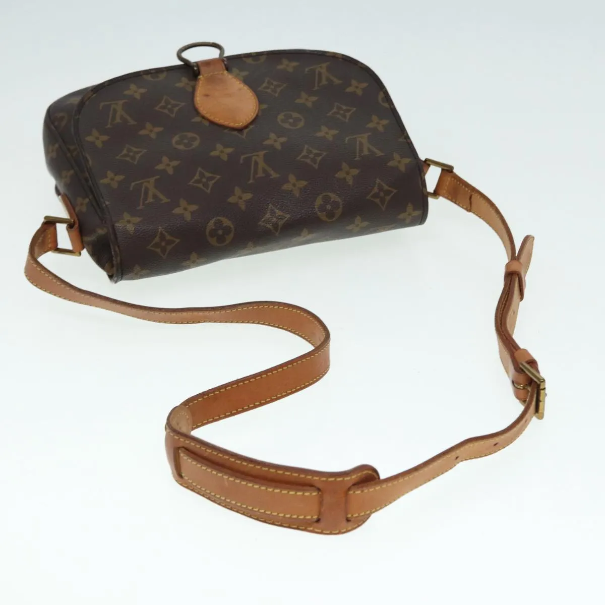 Trendy Inspired Louis Vuitton Monogram Saint Cloud Gm Shoulder Bag M51242 Lv Auth 86975