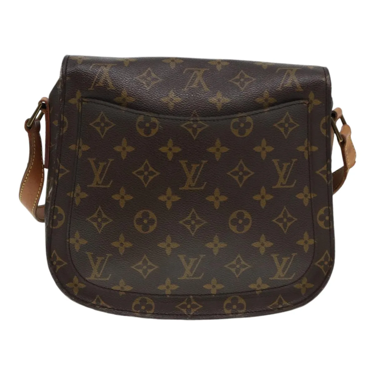 Trendy Inspired Louis Vuitton Monogram Saint Cloud Gm Shoulder Bag M51242 Lv Auth 86975