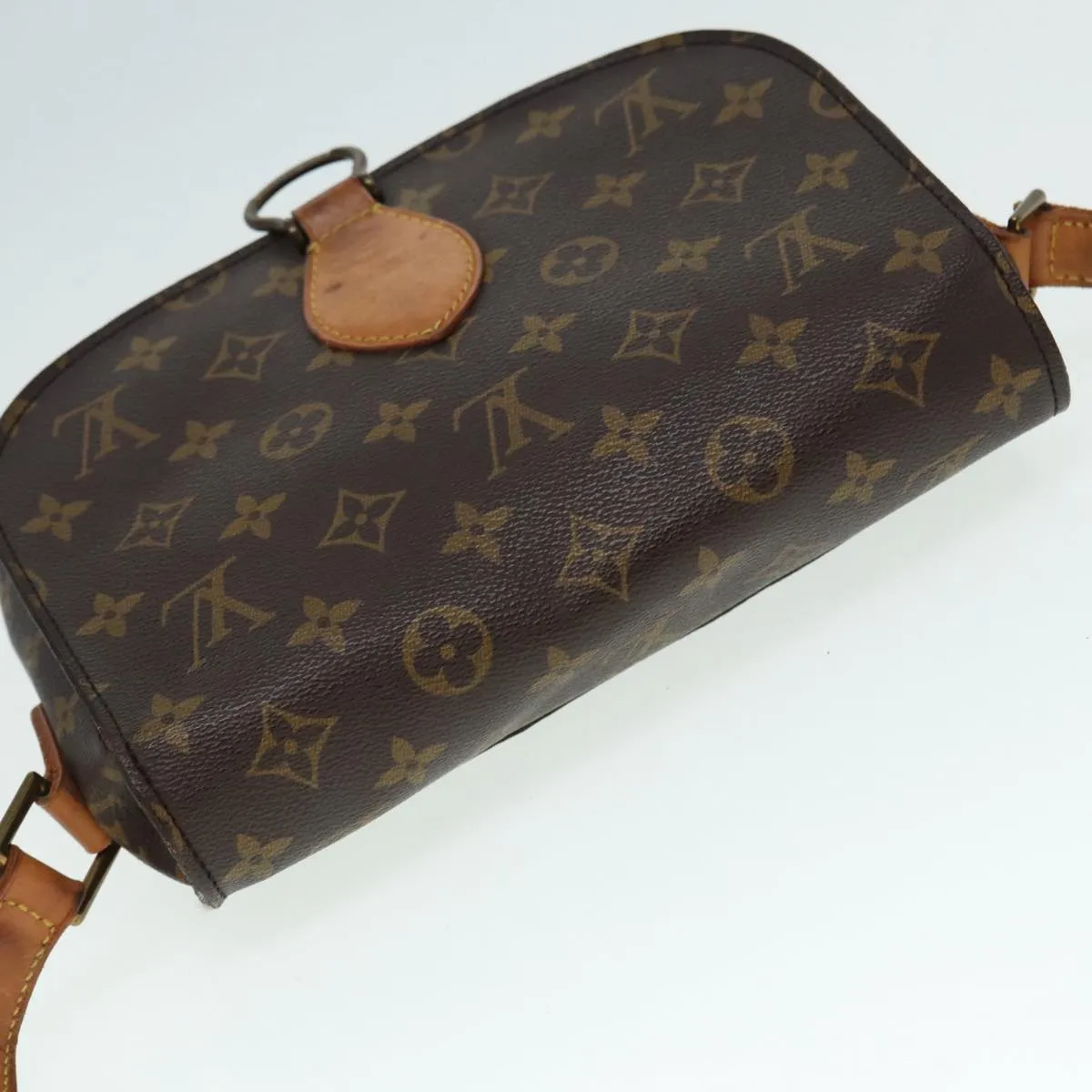 Trendy Inspired Louis Vuitton Monogram Saint Cloud Gm Shoulder Bag M51242 Lv Auth 86975