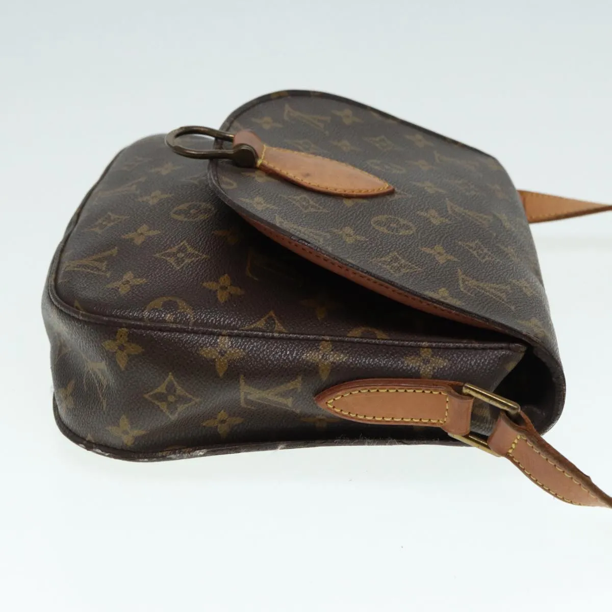 Trendy Inspired Louis Vuitton Monogram Saint Cloud Gm Shoulder Bag M51242 Lv Auth 86975