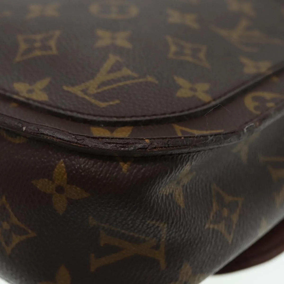 Trendy Inspired Louis Vuitton Monogram Saint Cloud Gm Shoulder Bag M51242 Lv Auth 86975