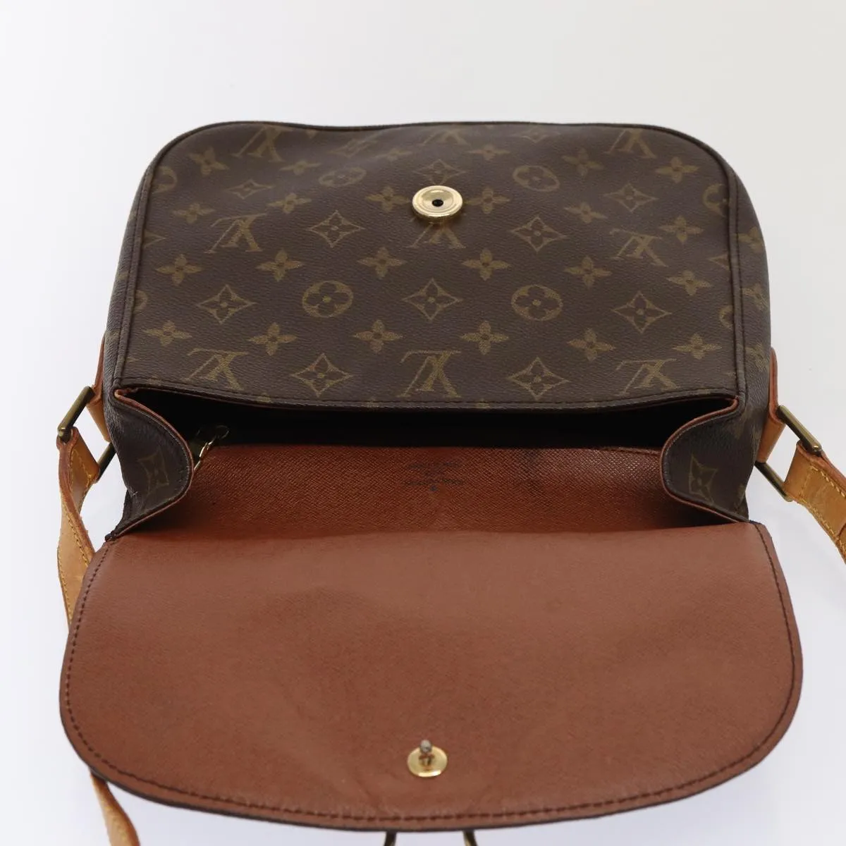 Trendy Inspired Louis Vuitton Monogram Saint Cloud Gm Shoulder Bag M51242 Lv Auth Ep5422