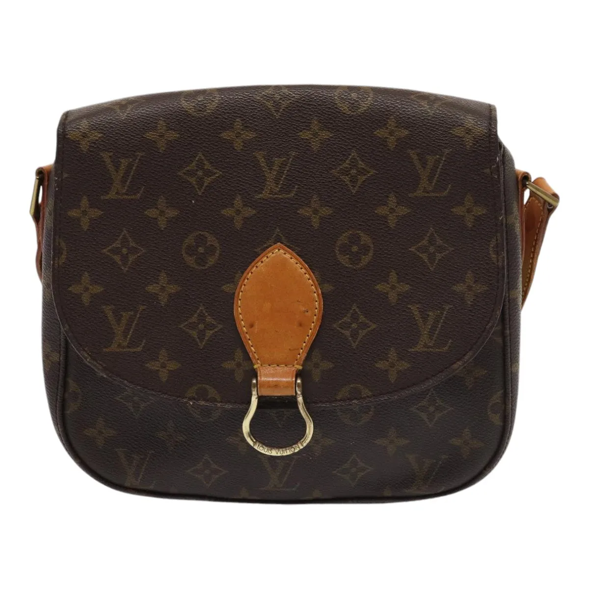 Trendy Inspired Louis Vuitton Monogram Saint Cloud Gm Shoulder Bag M51242 Lv Auth Ep5422