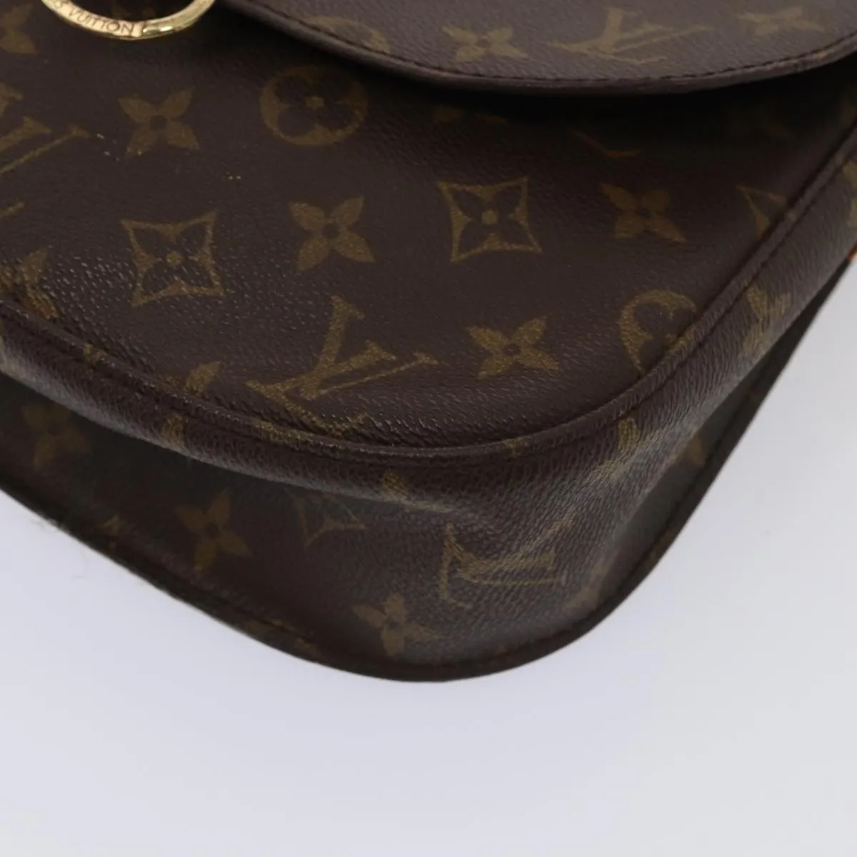 Trendy Inspired Louis Vuitton Monogram Saint Cloud Gm Shoulder Bag M51242 Lv Auth Ep5422