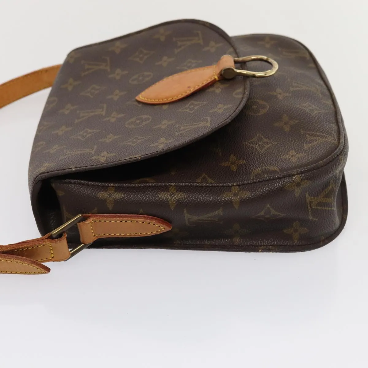 Trendy Inspired Louis Vuitton Monogram Saint Cloud Gm Shoulder Bag M51242 Lv Auth Ep5422