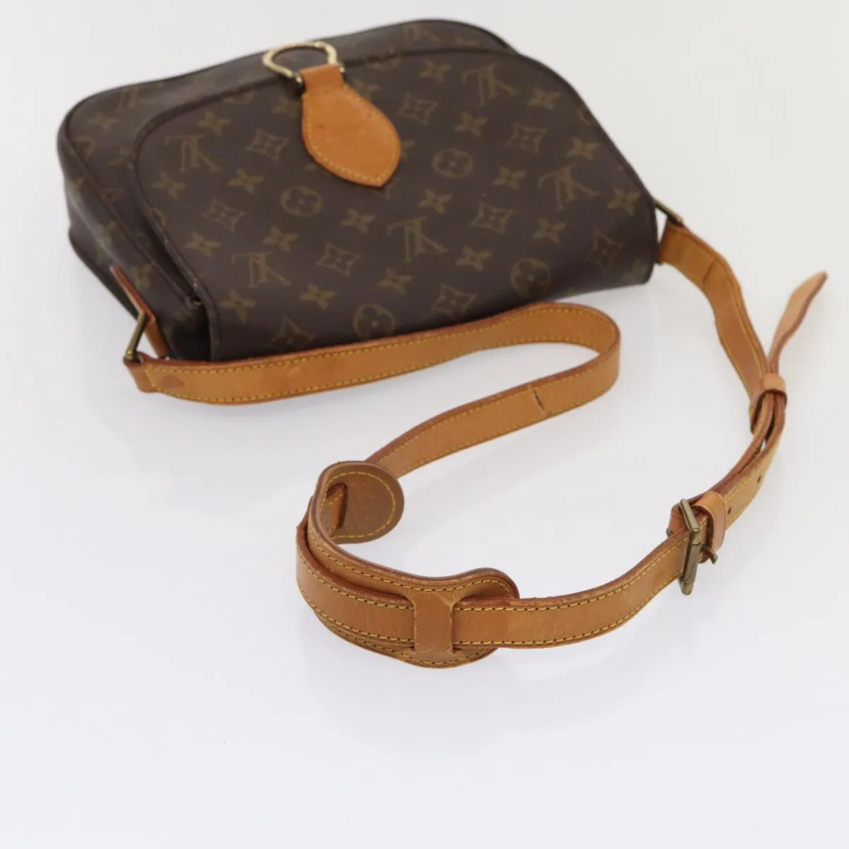 Trendy Inspired Louis Vuitton Monogram Saint Cloud Gm Shoulder Bag M51242 Lv Auth Ep5422