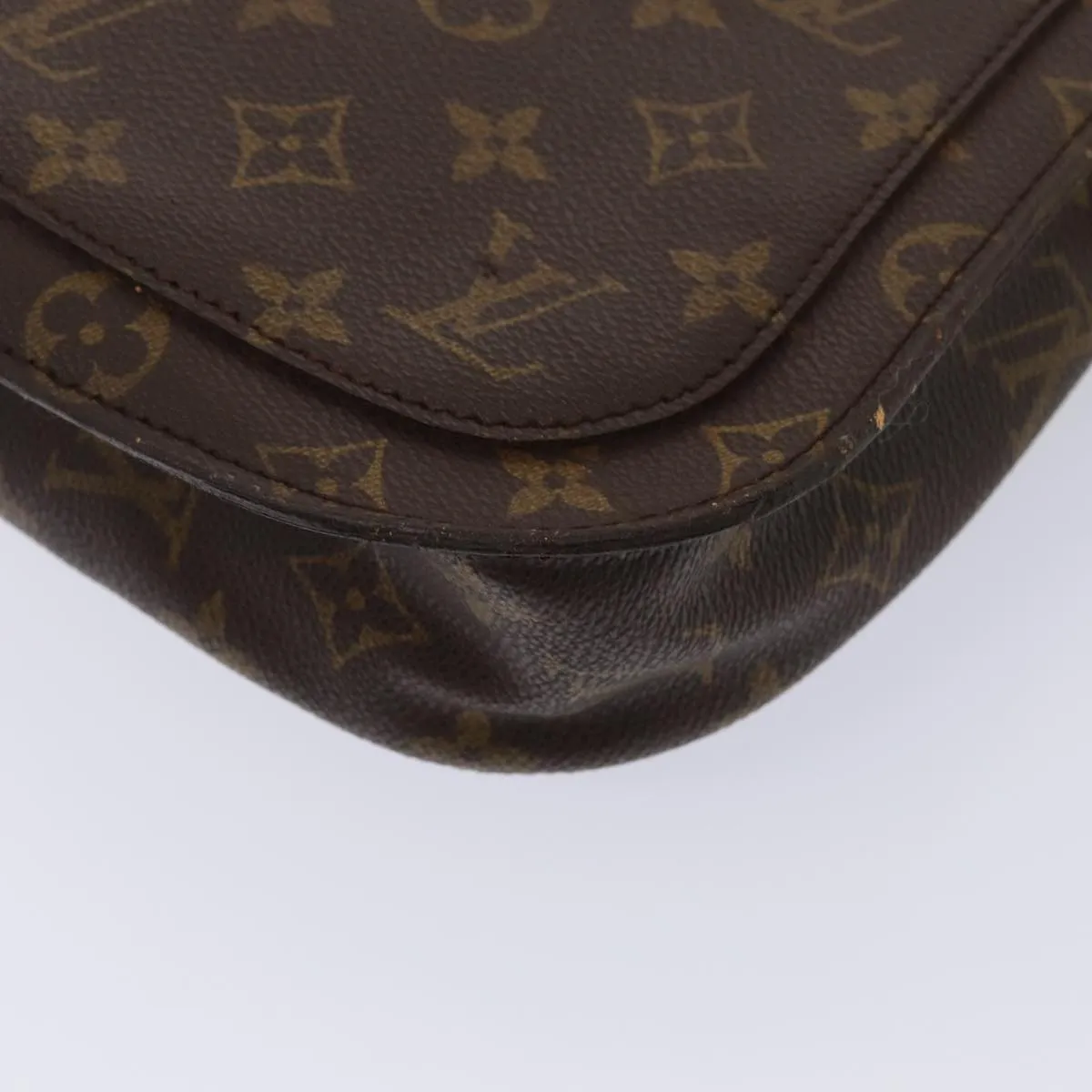 Trendy Inspired Louis Vuitton Monogram Saint Cloud Gm Shoulder Bag M51242 Lv Auth Ep5422