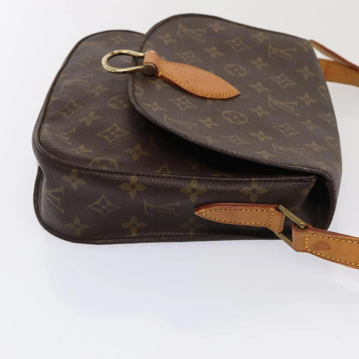 Trendy Inspired Louis Vuitton Monogram Saint Cloud Gm Shoulder Bag M51242 Lv Auth Ep5422