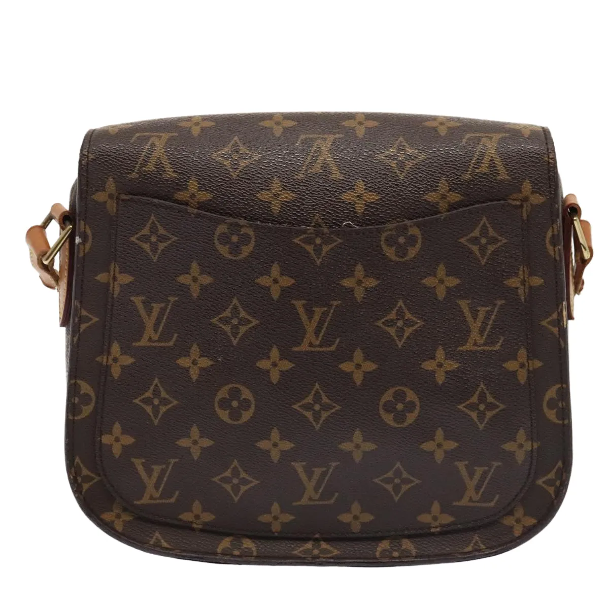 Trendy Inspired Louis Vuitton Monogram Saint Cloud Gm Shoulder Bag M51242 Lv Auth Ki4818