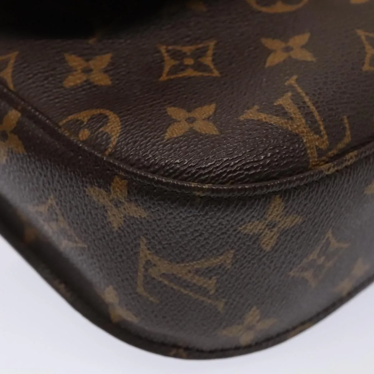 Trendy Inspired Louis Vuitton Monogram Saint Cloud Gm Shoulder Bag M51242 Lv Auth Ki4818