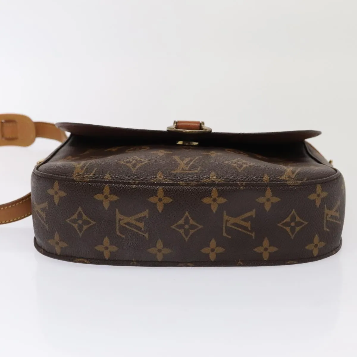 Trendy Inspired Louis Vuitton Monogram Saint Cloud Gm Shoulder Bag M51242 Lv Auth Ki4818