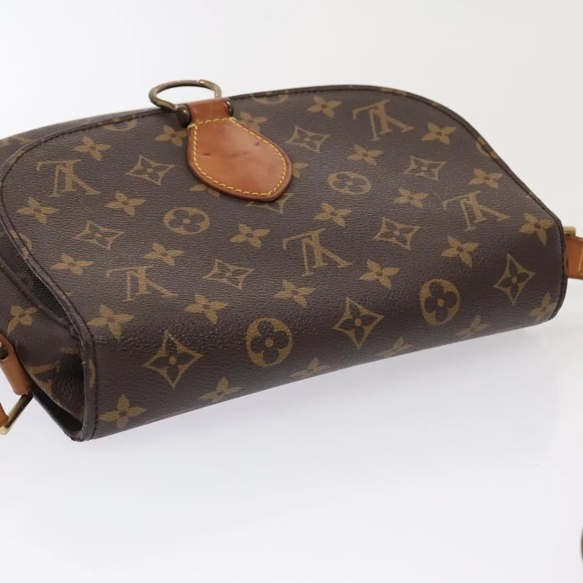 Trendy Inspired Louis Vuitton Monogram Saint Cloud Gm Shoulder Bag M51242 Lv Auth Ki4818