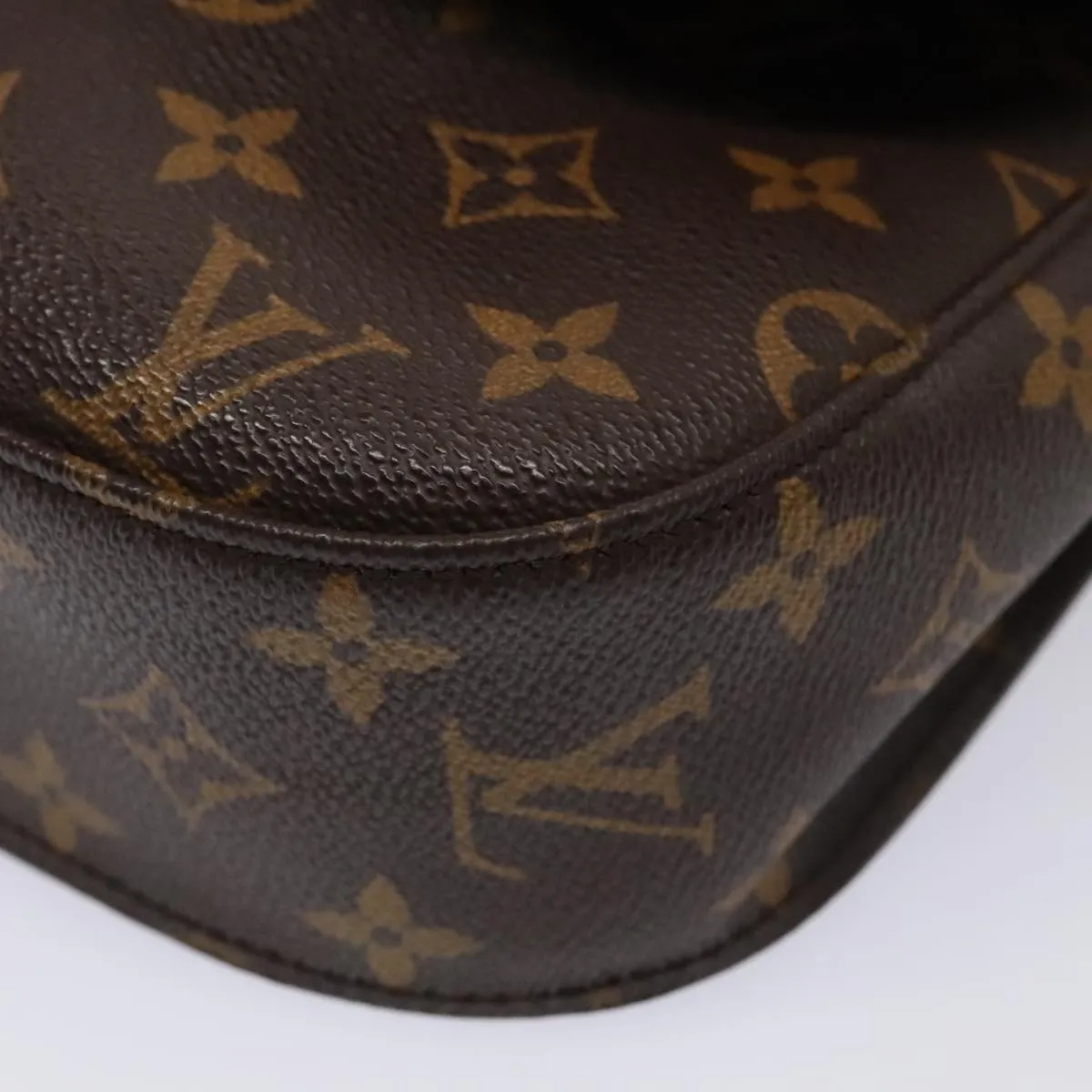 Trendy Inspired Louis Vuitton Monogram Saint Cloud Gm Shoulder Bag M51242 Lv Auth Ki4818