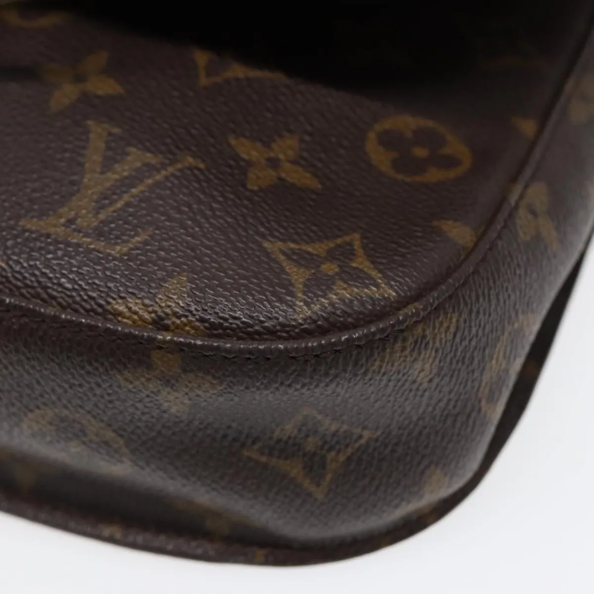 Trendy Inspired Louis Vuitton Monogram Saint Cloud Mm Shoulder Bag M51243 Lv Auth 88025