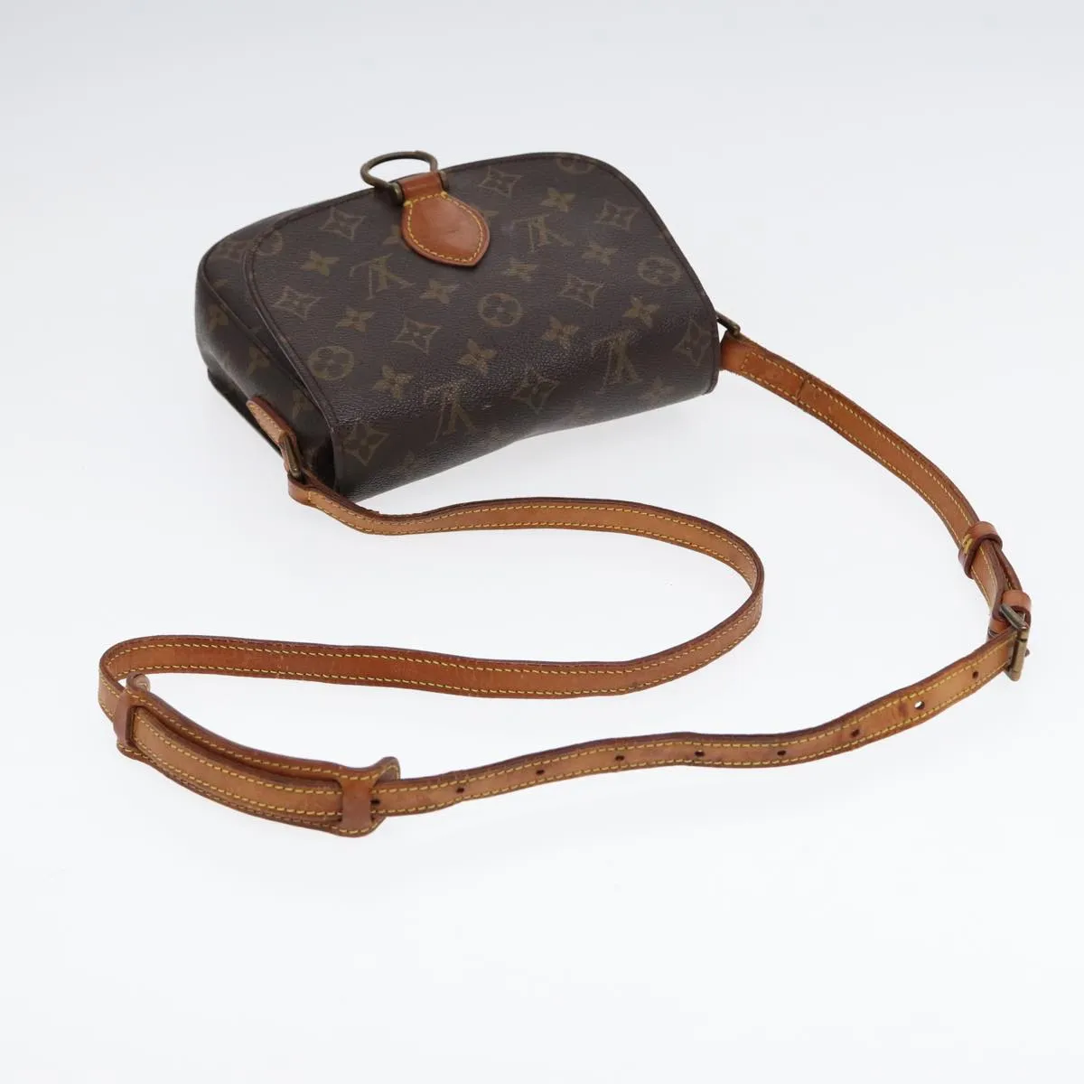 Trendy Inspired Louis Vuitton Monogram Saint Cloud Mm Shoulder Bag M51243 Lv Auth 88025