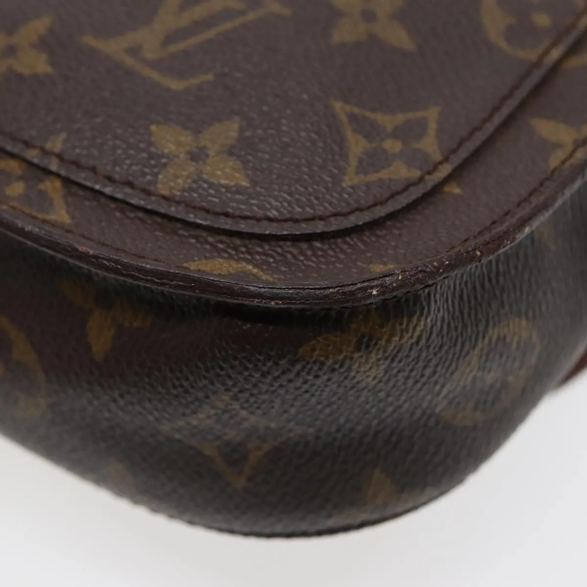 Trendy Inspired Louis Vuitton Monogram Saint Cloud Mm Shoulder Bag M51243 Lv Auth 88025