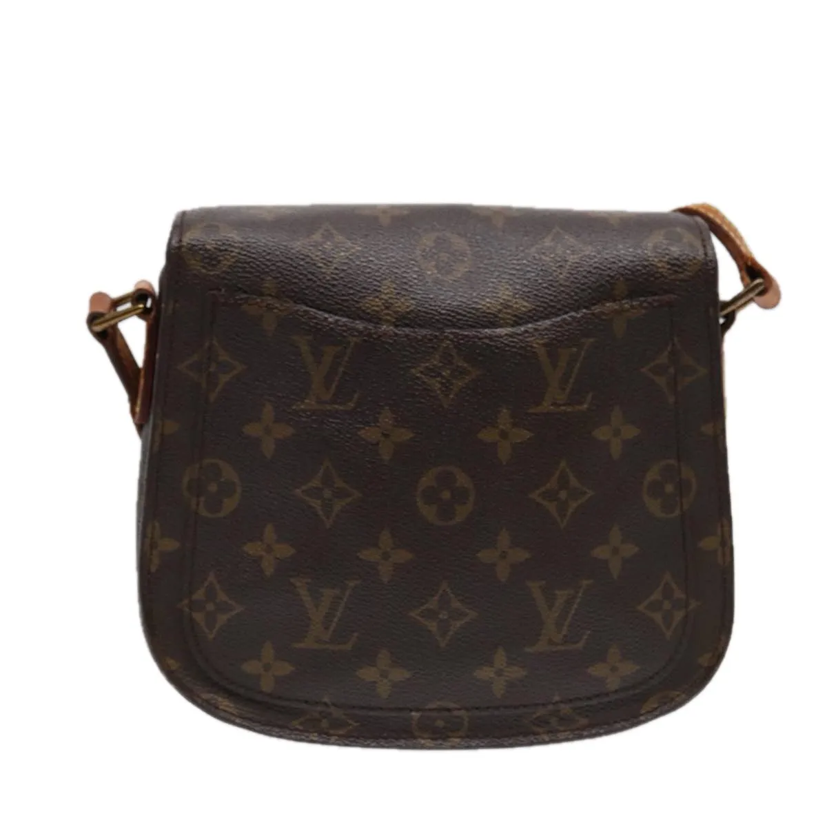 Trendy Inspired Louis Vuitton Monogram Saint Cloud Mm Shoulder Bag M51243 Lv Auth 88025