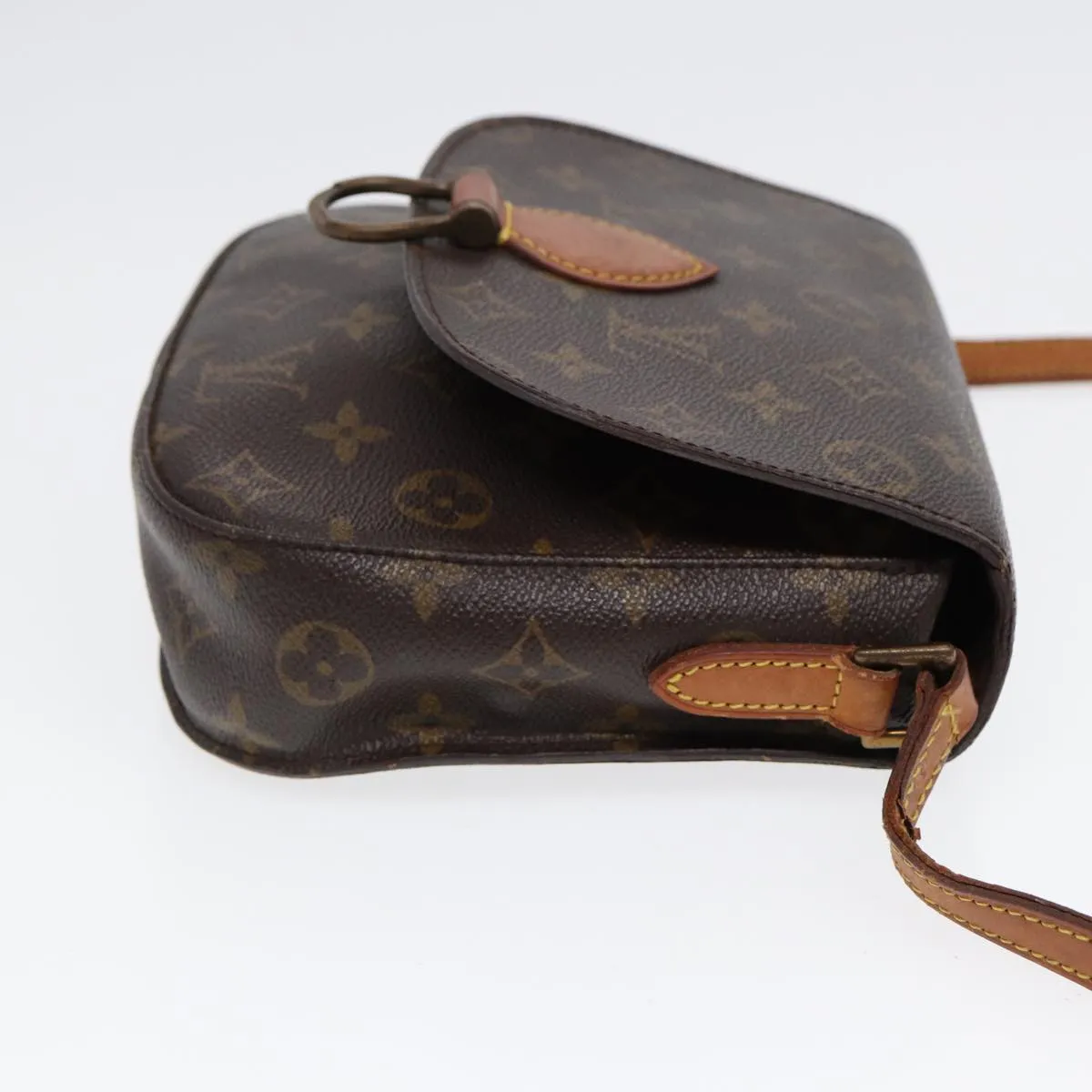 Trendy Inspired Louis Vuitton Monogram Saint Cloud Mm Shoulder Bag M51243 Lv Auth 88025