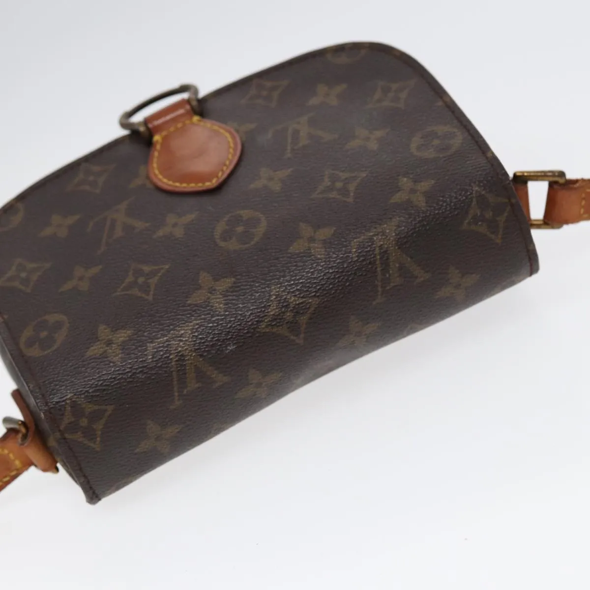 Trendy Inspired Louis Vuitton Monogram Saint Cloud Mm Shoulder Bag M51243 Lv Auth 88025