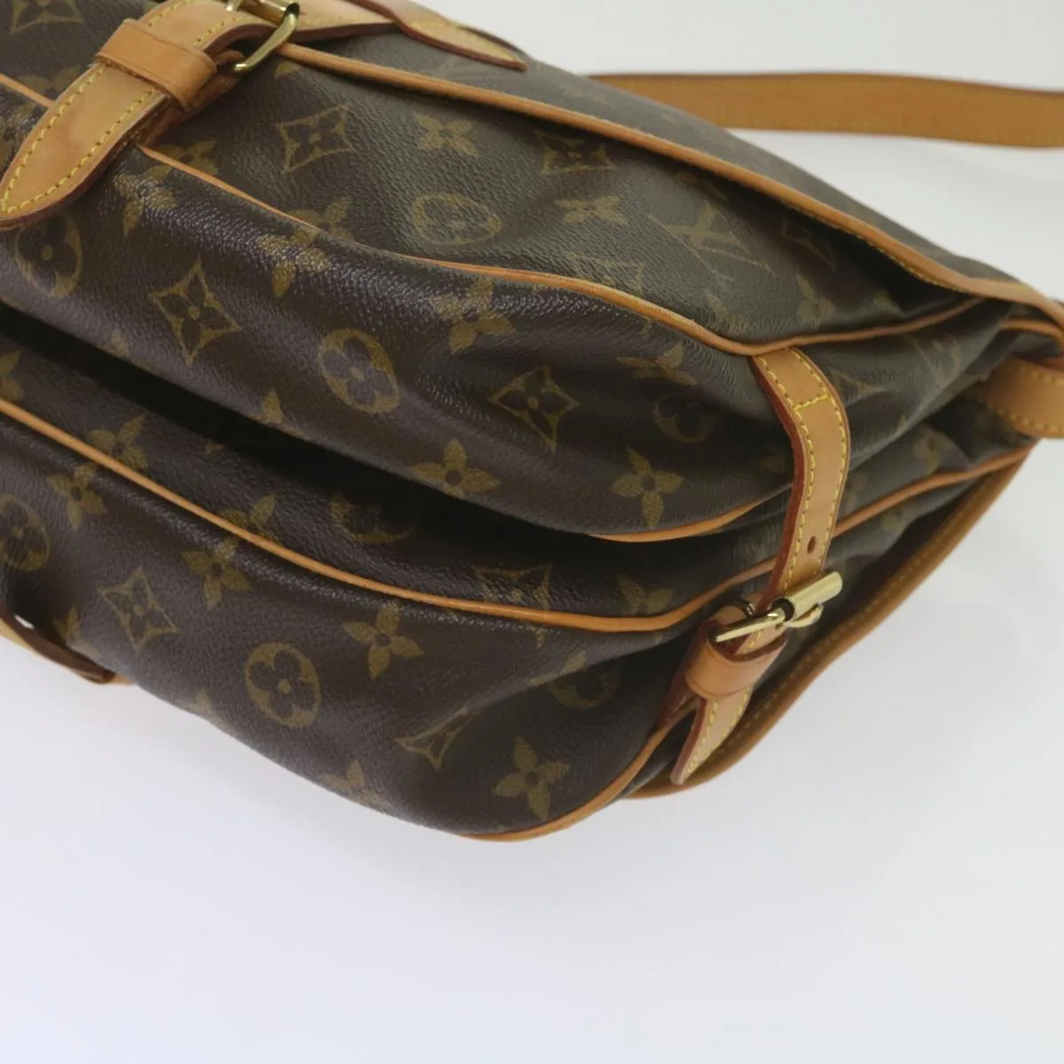 Trendy Inspired Louis Vuitton Monogram Saumur 30 Shoulder Bag M42256 Lv Auth Am5389