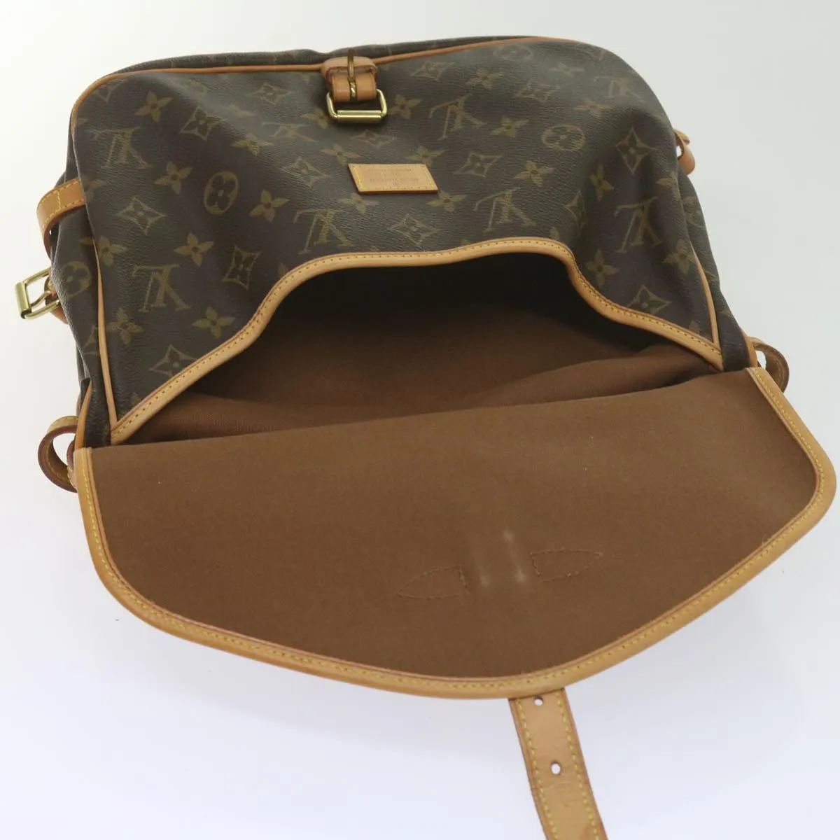 Trendy Inspired Louis Vuitton Monogram Saumur 30 Shoulder Bag M42256 Lv Auth Am5389