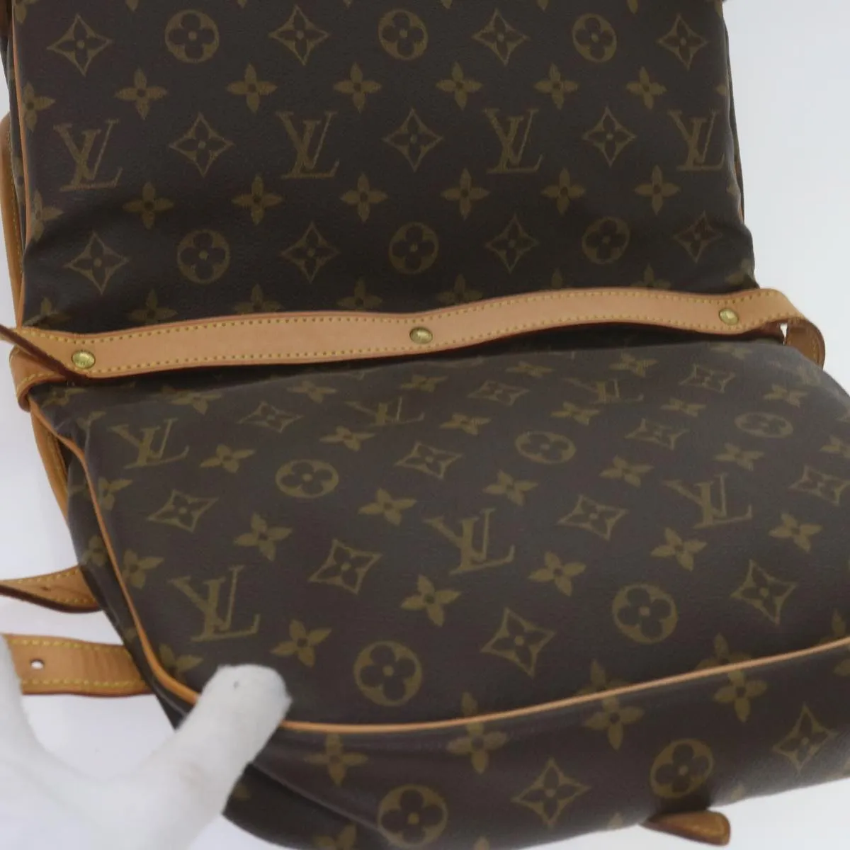 Trendy Inspired Louis Vuitton Monogram Saumur 30 Shoulder Bag M42256 Lv Auth Am5389