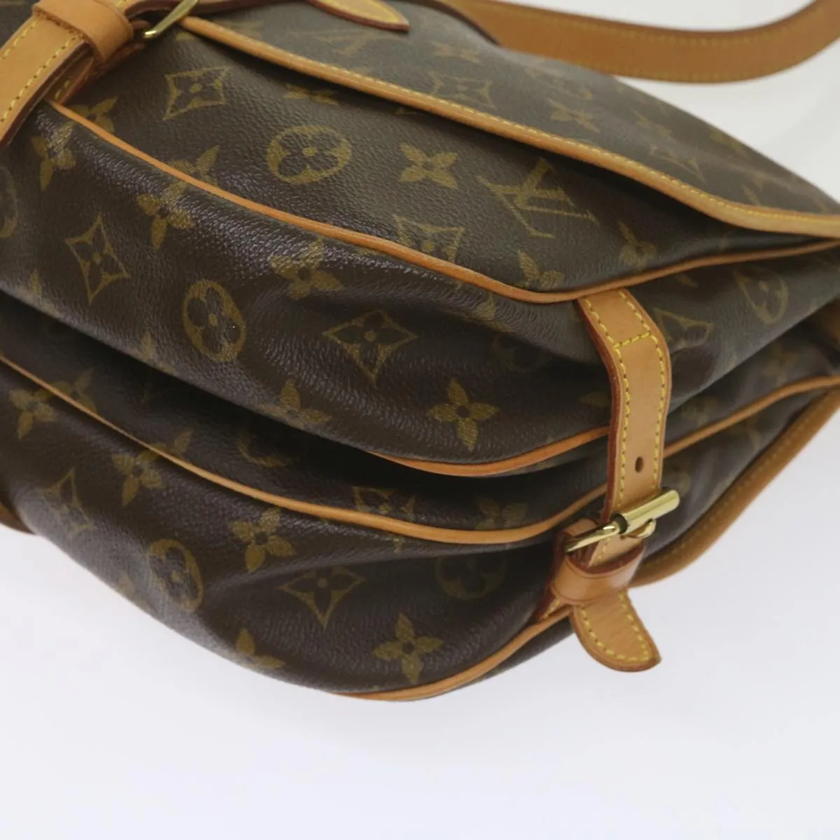 Trendy Inspired Louis Vuitton Monogram Saumur 30 Shoulder Bag M42256 Lv Auth Am5389