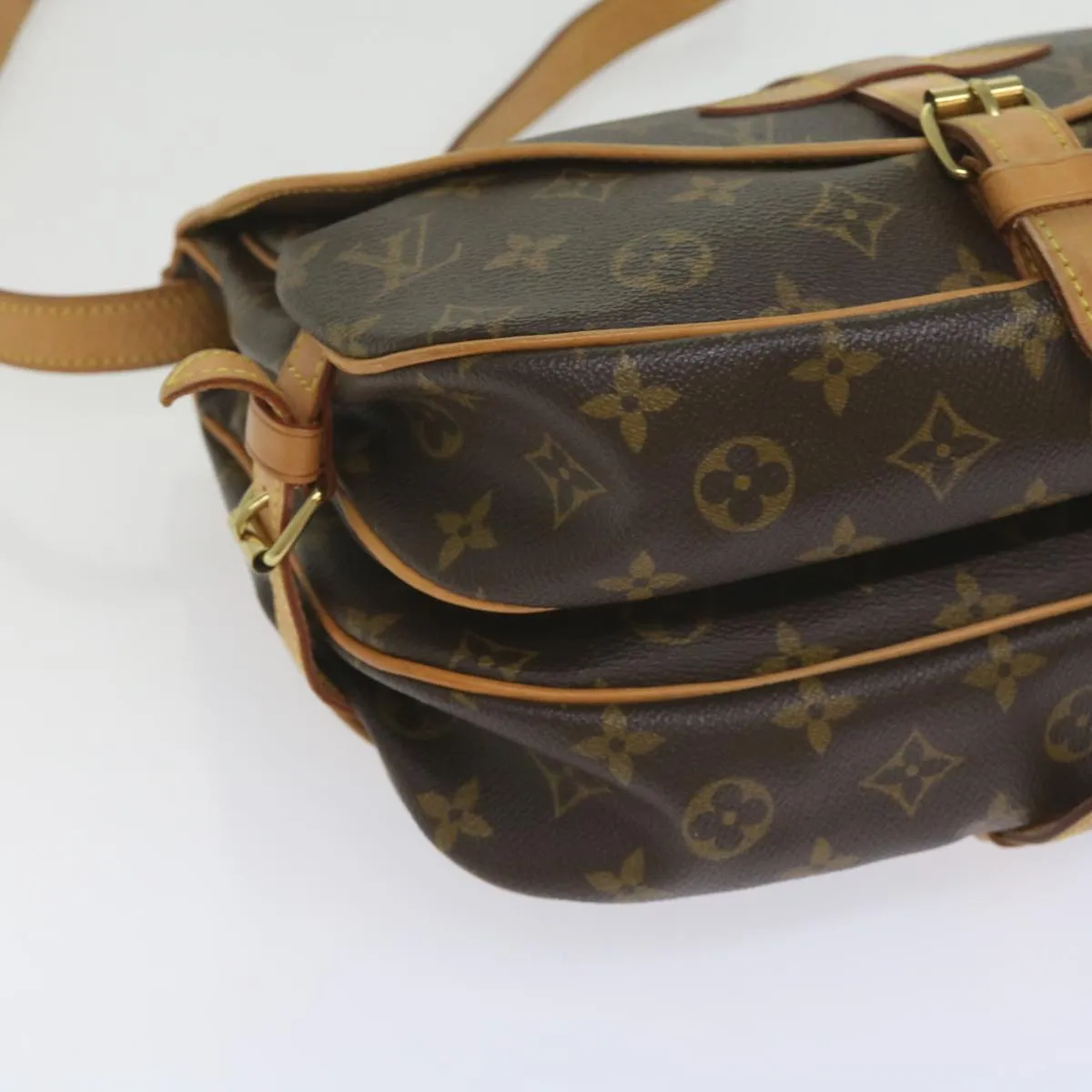 Trendy Inspired Louis Vuitton Monogram Saumur 30 Shoulder Bag M42256 Lv Auth Am5389