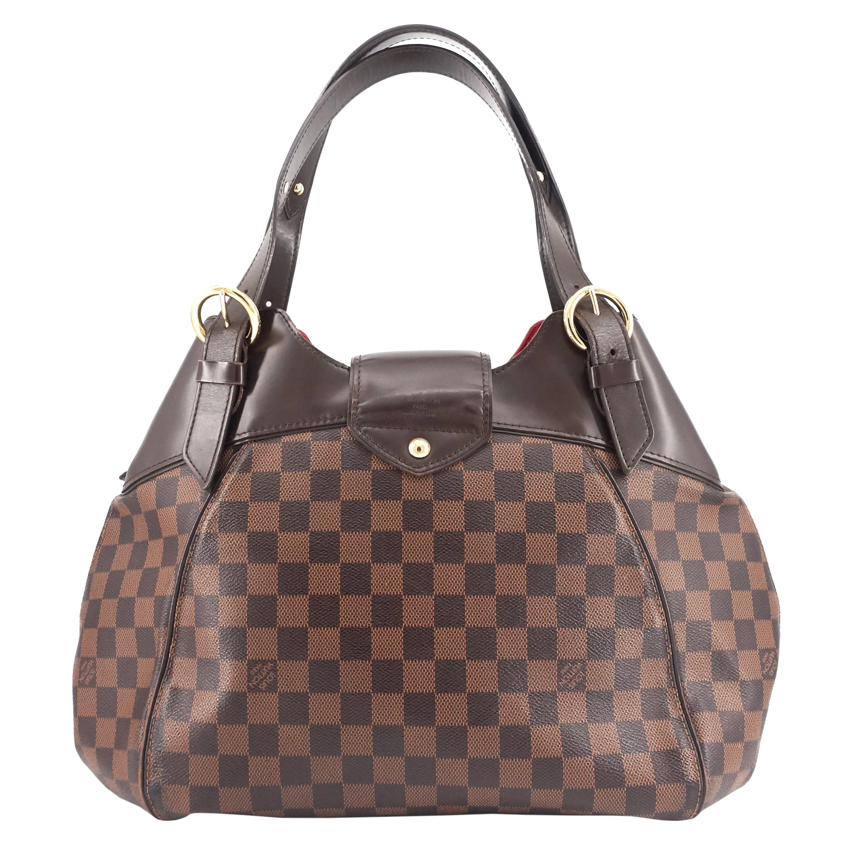 Trendy Inspired Louis Vuitton Sistina Gm Damier Ebene Canvas Bag