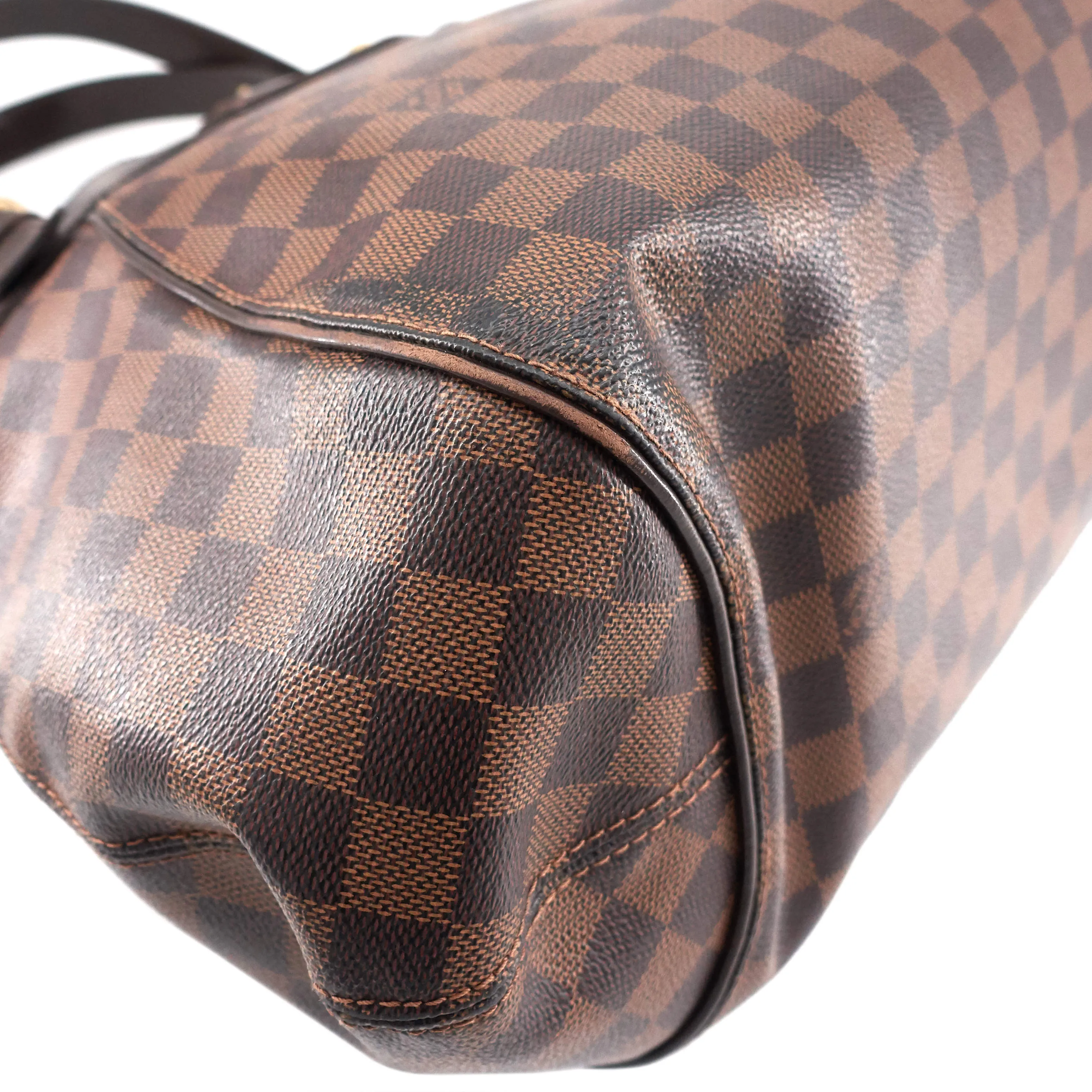 Trendy Inspired Louis Vuitton Sistina Gm Damier Ebene Canvas Bag