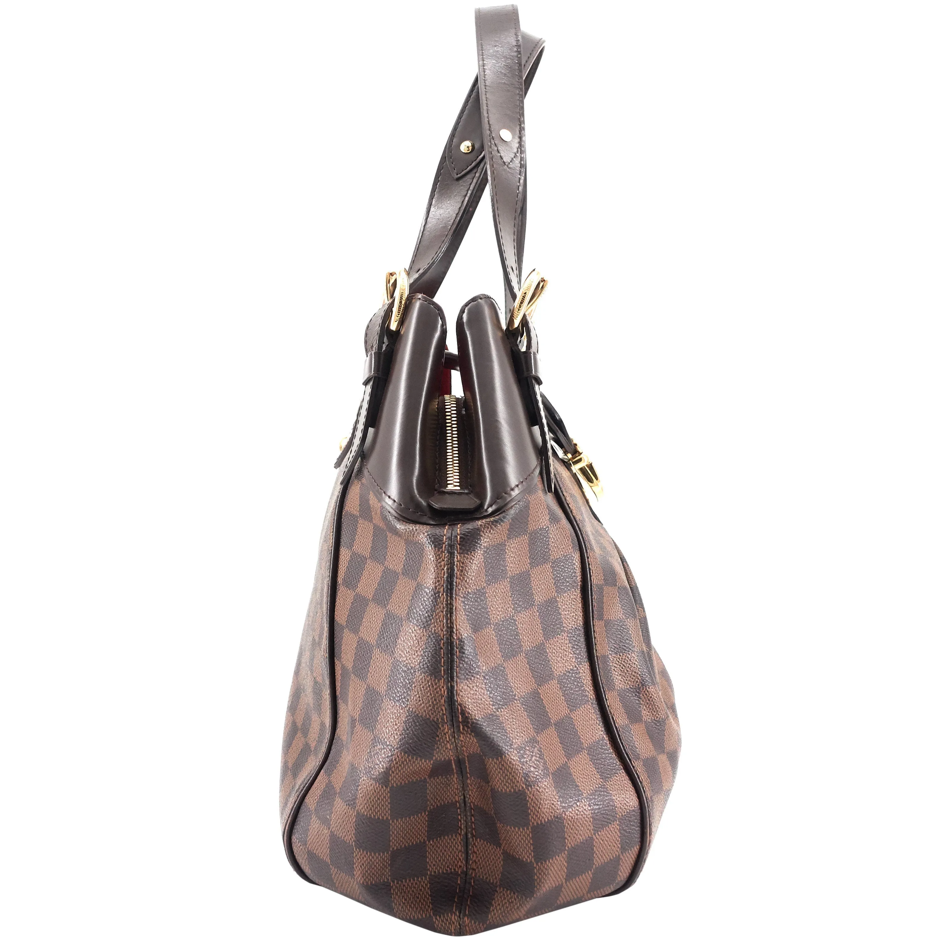 Trendy Inspired Louis Vuitton Sistina Gm Damier Ebene Canvas Bag