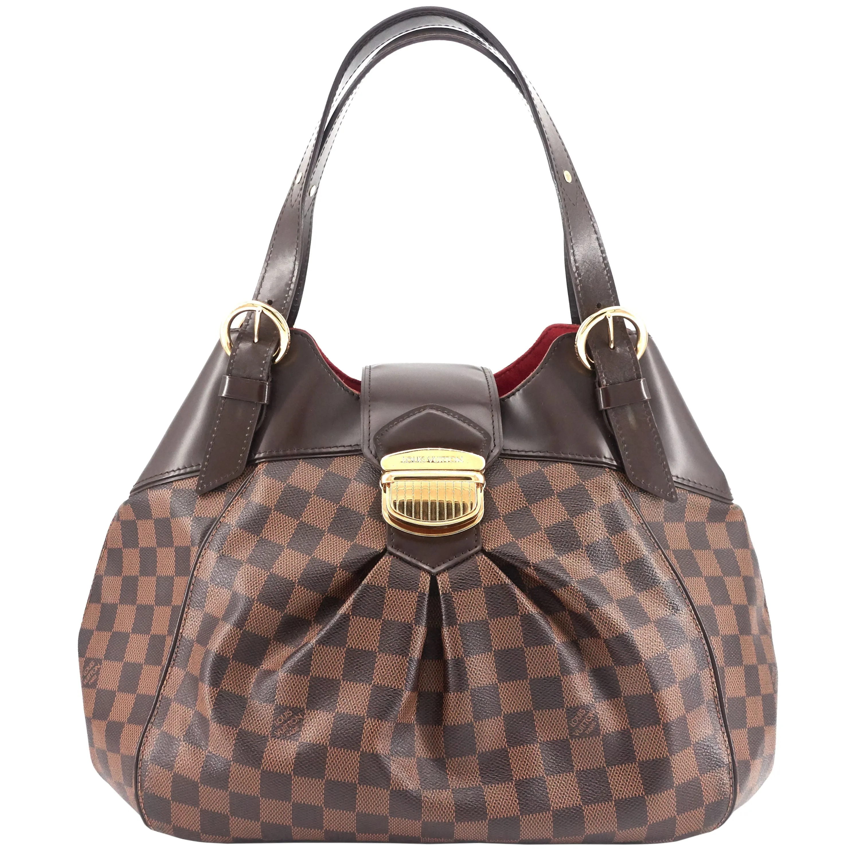 Trendy Inspired Louis Vuitton Sistina Gm Damier Ebene Canvas Bag