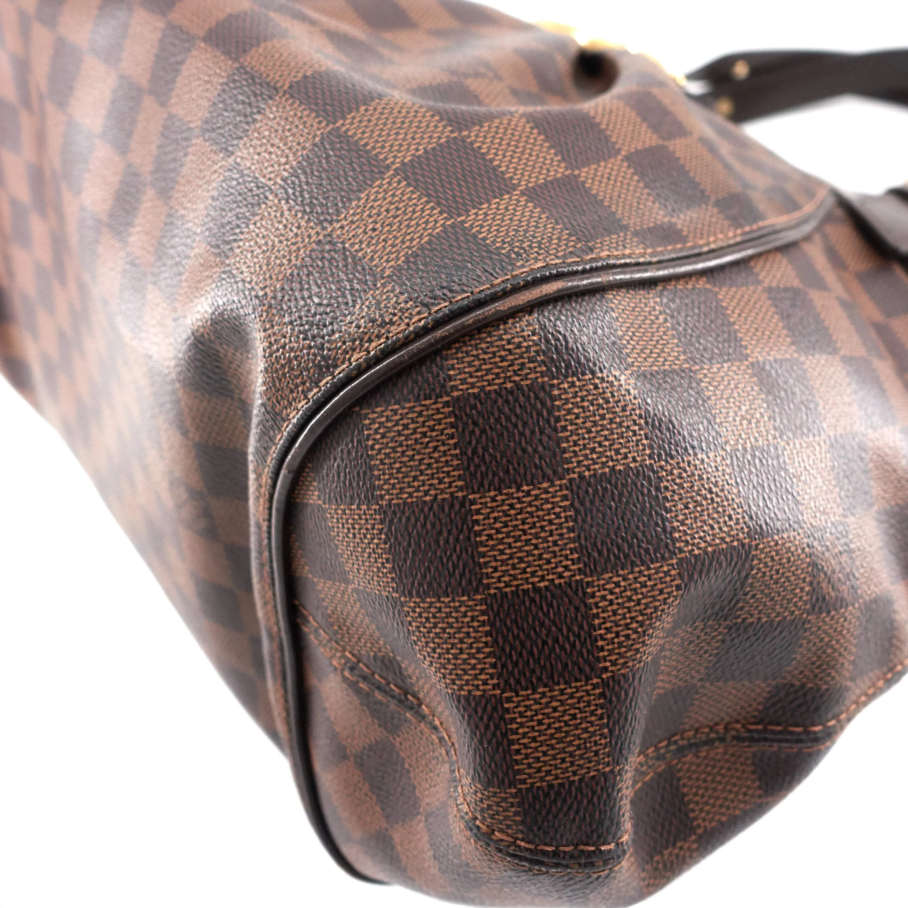 Trendy Inspired Louis Vuitton Sistina Gm Damier Ebene Canvas Bag