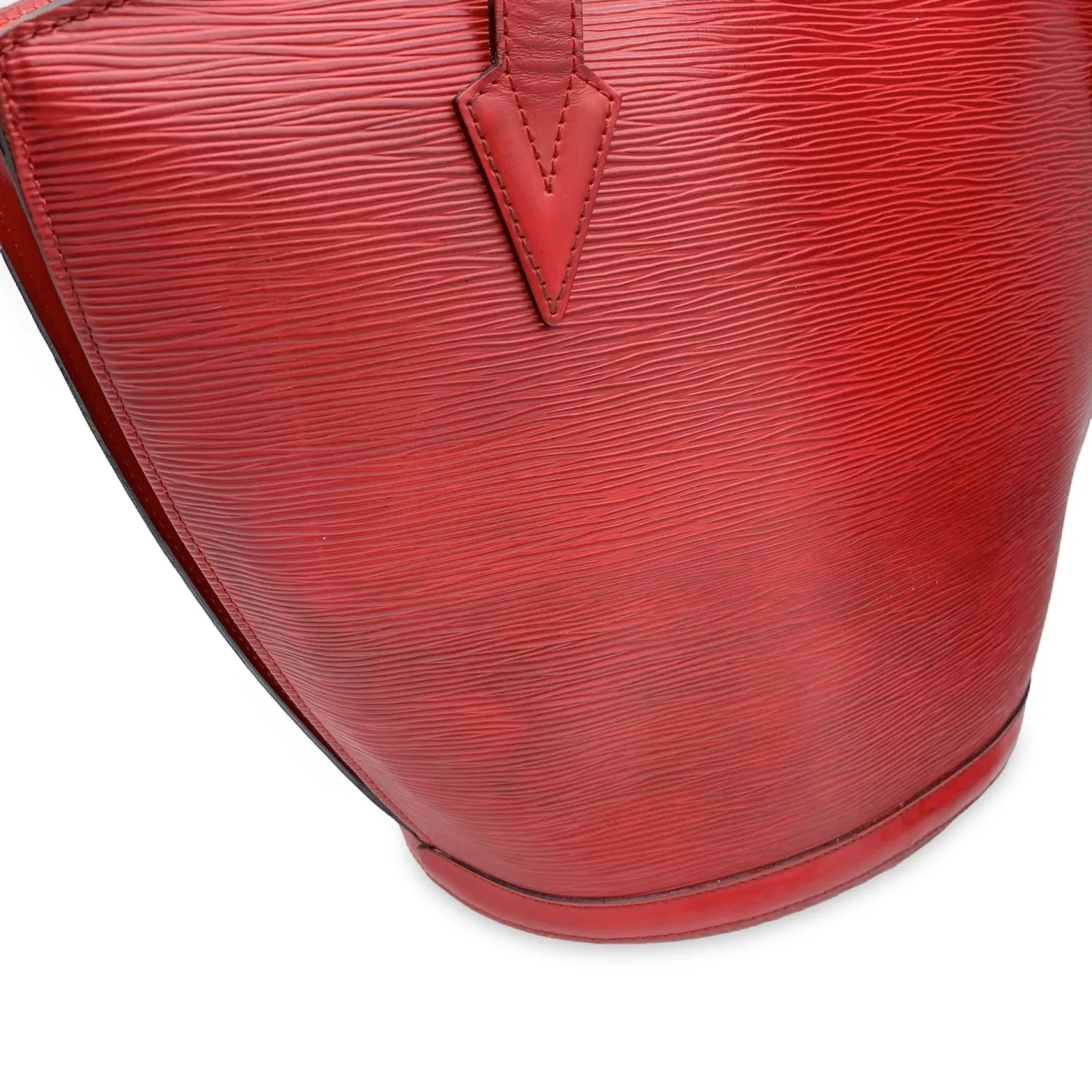 Trendy Inspired Louis Vuitton Vintage Epi Red Leather Saint Jacques Gm Tote Bag