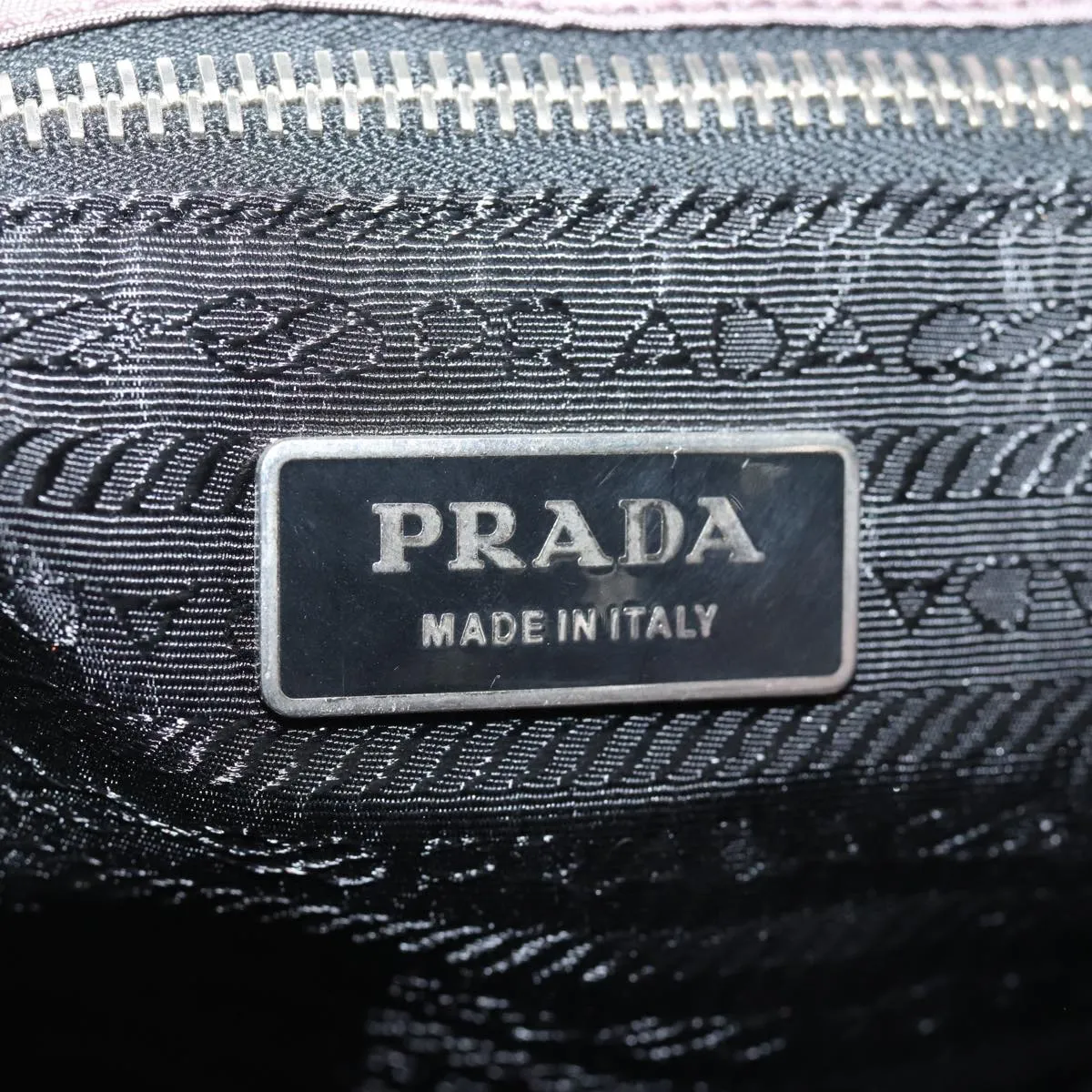 Trendy Inspired Prada Chain Shoulder Bag Nylon Purple Auth 79154