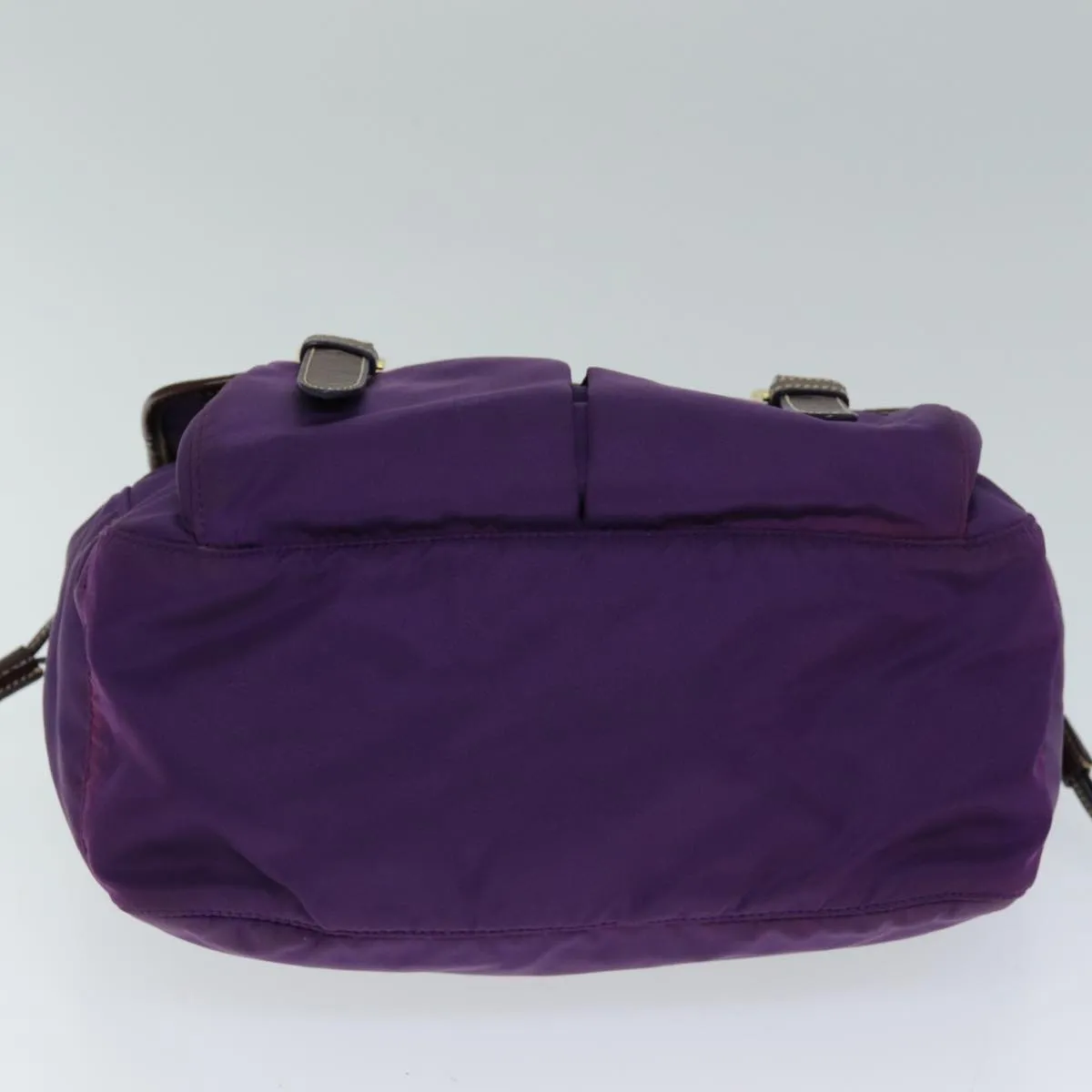 Trendy Inspired Prada Nylon Shoulder Bag Purple Auth 80101