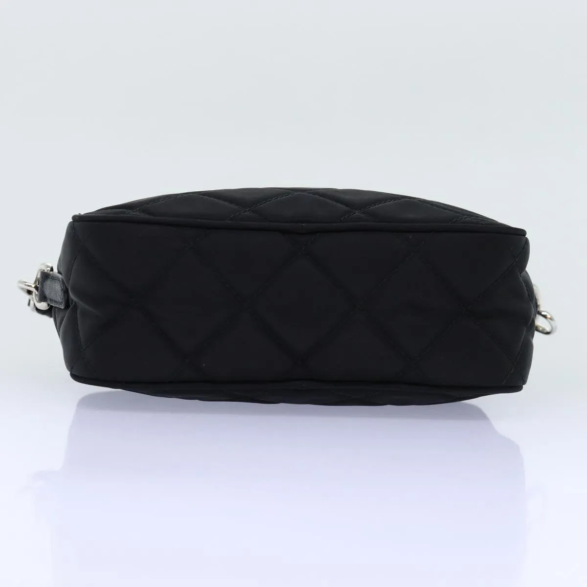 Trendy Inspired Prada Shoulder Bag Nylon Black 1bh028 Auth 74728a