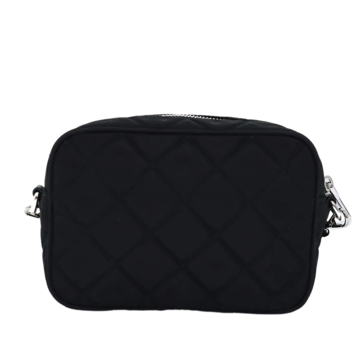 Trendy Inspired Prada Shoulder Bag Nylon Black 1bh028 Auth 74728a