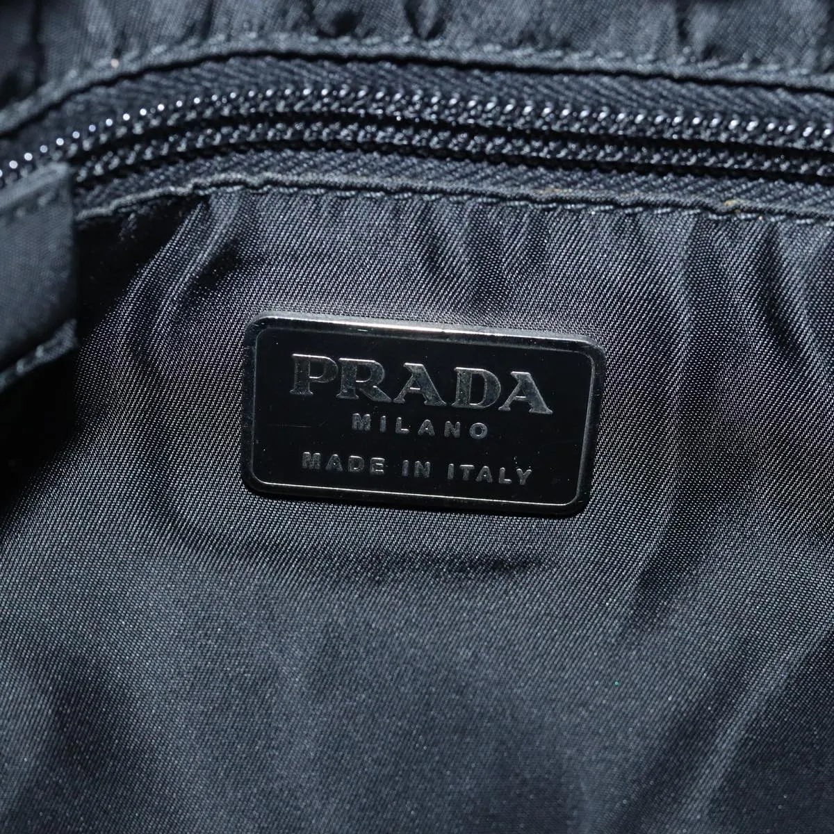 Trendy Inspired Prada Shoulder Bag Nylon Black Auth Bs15274