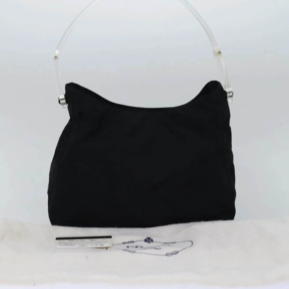 Trendy Inspired Prada Shoulder Bag Nylon Black Auth Bs15274