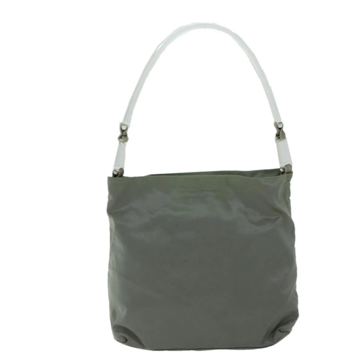 Trendy Inspired Prada Shoulder Bag Nylon Khaki Auth 67988