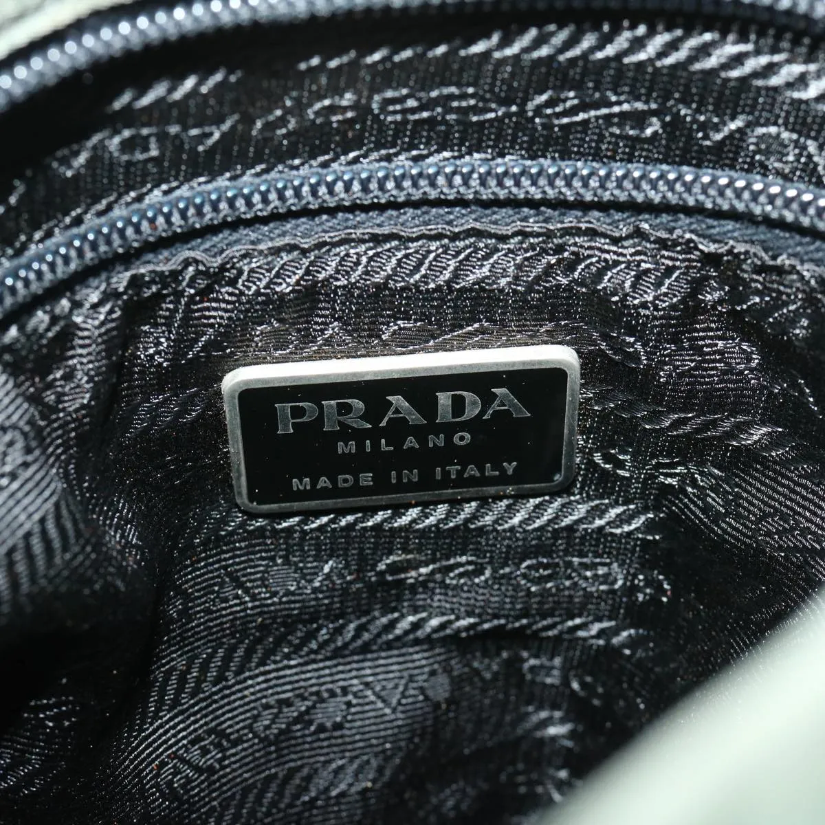 Trendy Inspired Prada Shoulder Bag Nylon Khaki Auth 67988