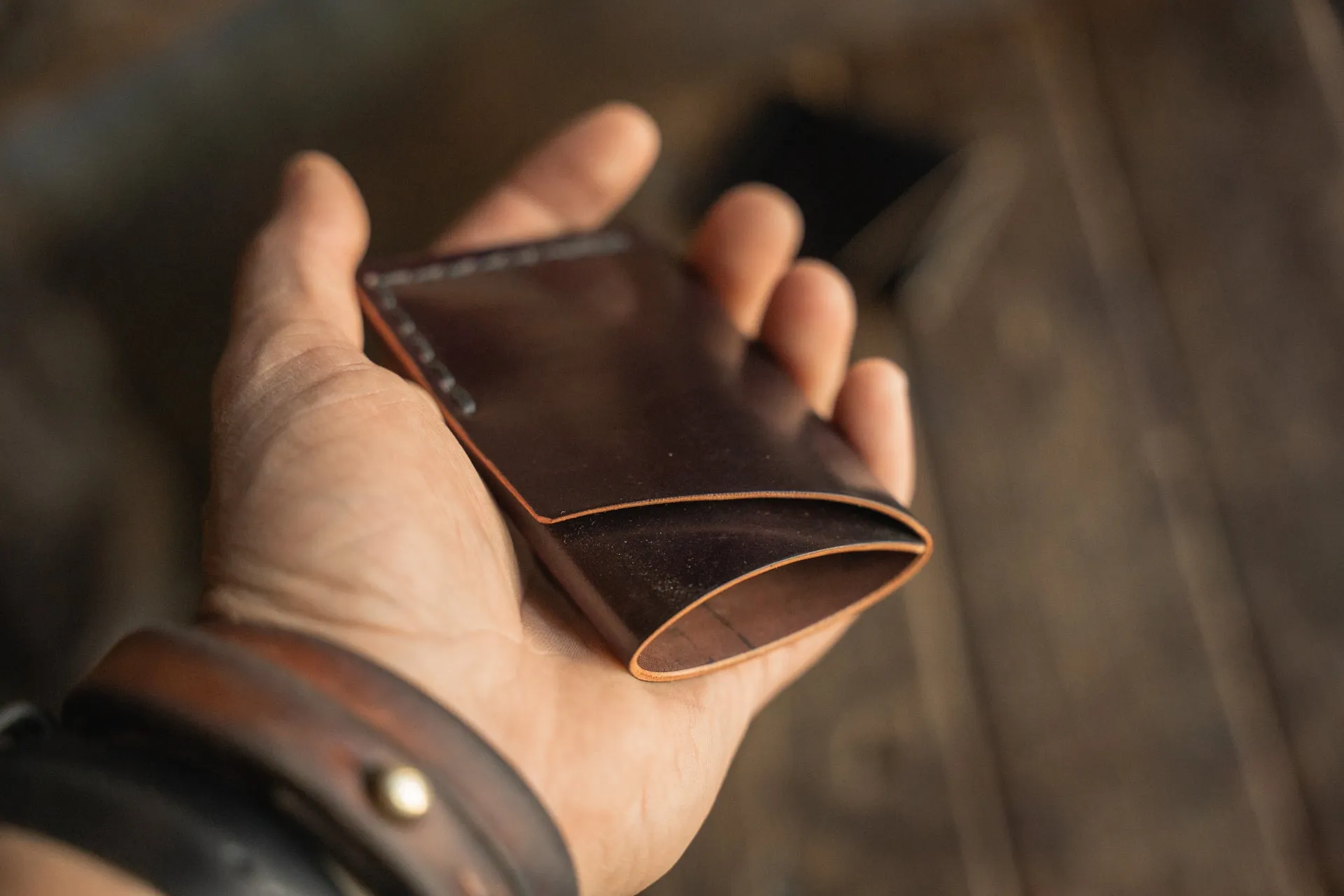 Twobit Wallet Horween Shell Cordovan