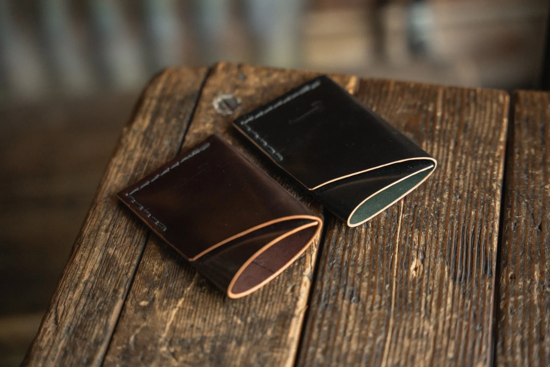 Twobit Wallet Horween Shell Cordovan