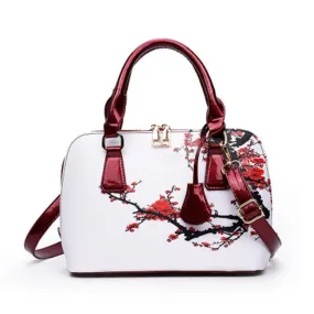 Women Elegant Floral Handbag Designer Printed Bags Shoulder Luxury Handbags