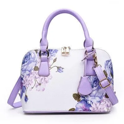 Women Elegant Floral Handbag Designer Printed Bags Shoulder Luxury Handbags