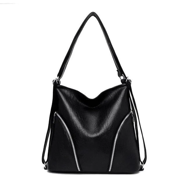 Women Hobos Bag Large Capacity Multifunction Vintage Messenger Bag Designer Shoulder Bag Top-handle Bags